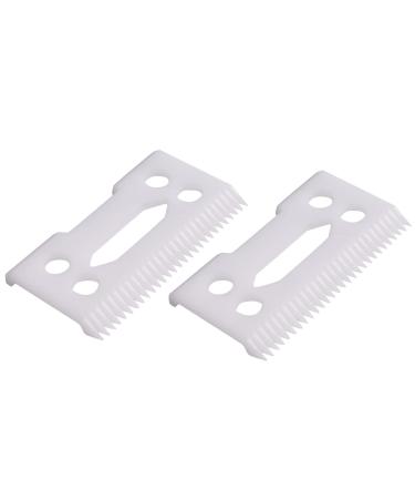 AIDIRui New 2Pcs 28 Teeth Zirconia Ceramic Clipper Blade for Senior Clipper