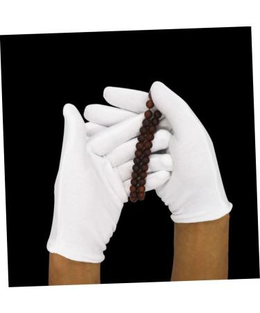 ABOOFAN 80 Pairs White Cotton Gloves Tool Gloves Black Cotton Gloves Breathable Work Glove Liners Cotton Inspection Gloves Labor Gloves Sleep Gloves S Elastic Cotton Gloves Lining Soft Man - Buy Online on SooperMarket.com