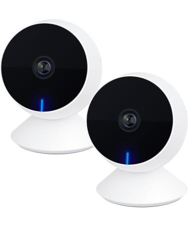 LAXIHUB 1080P Pet Camera 2 Pack Puppy Camera/Cam Indoor CCTV WiFi Camera Night Vision 2-Way Audio M1 2pc