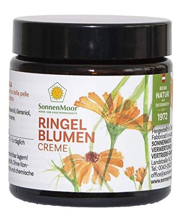 Calendula ointment 90 g - natural cosmetic ointment for the care of dry rough and cracked skin - in a glass jar 90 g (1 pack)