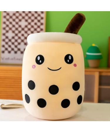 SPIRTUDE 2Pcs Cute Boba Plush Apple & Bubble Tea Plushies Set for Kids - 24cm Soft Squishy Pillow Gift - Buy Online on SooperMarket.com