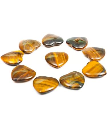 10pc/Set Natural Heart Shaped Crystal Stone Mini 2cm Ornament Reiki Rose Quartz 7 Home Decor natural stone Rose Quartz 10 Pieces - Buy Online on SooperMarket.com
