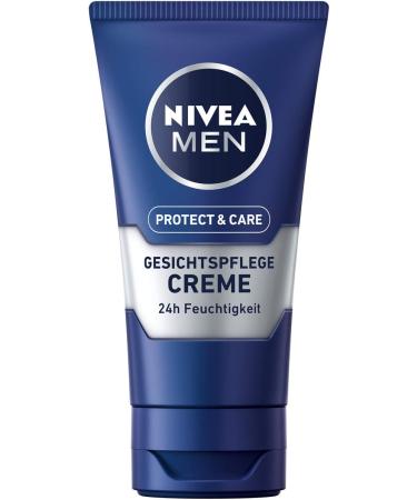 NIVEA Men Protect & Care Face Care Cream 75 ml Soothing Face Cream for Men Moisturising Day Cream - Buy Online on SooperMarket.com