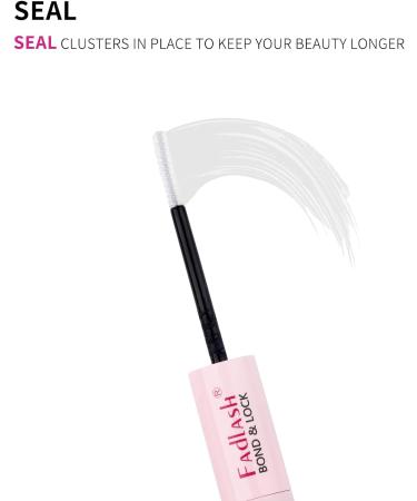 FADLASH Eyelashes Glue - Latex-Free Lash Adhesive for Individual Cluster Extensions | 48-72 Hours Hold | Suitable for Sensitive Eyes | Pink - Buy Online on SooperMarket.com