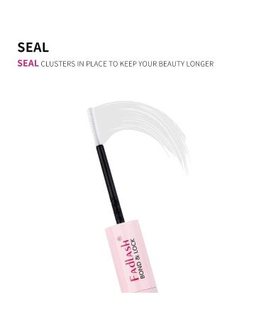 Lash Bond & Seal Cluster Glue Kit | Strong Hold | Latex-Free | DIY Eyelash Extension Kit for Sensitive Eyes - Buy Online on SooperMarket.com