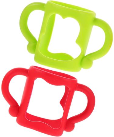 Toyvian 6 Pcs Silicone Bottle Handle Bottle Handles Bottle Handle Handle Bottle Handle Bottle Handle Grip Milk Bottle Newborn 13.00X7.00X6.50CMx3pcs Assorted Colorx3pcs - Buy Online on SooperMarket.com