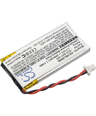 Replacement Battery Compatible with Vernier Go Direct Rotary Motion Sensor Go Direct Surface Temperature Go Direct Temperature Probe Part Number: GDX-BAT-300 300mAh/3.7V
