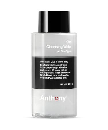 Anthony Witch Hazel Toner for Face Kind Cleansing Water Contains Rose Water to Tone & Soothe Sodium PCA to Hydrate Skin and Micelles Removes Excess Oil and Impurities 6.7 Fl Oz