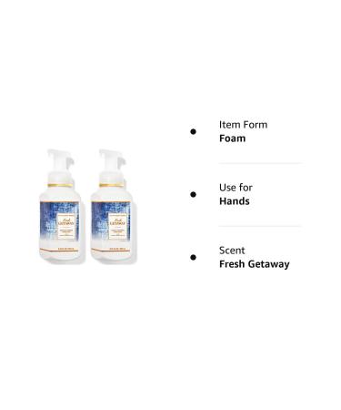 Bath & Body Works Fresh Getaway Gentle Foaming Hand Soap 2-Pack - 8.75 oz each - Buy Online on SooperMarket.com