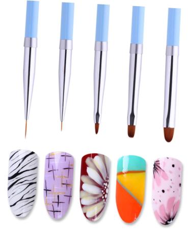 FOMIYES 1pc Fingernail Brush Nail Painting Pens Acrylic Painting Brush Nail Pen Nail Dotting Pen Finger Nail Brushs Nail Blending Brush Manicure Brush Nail Design Pen Mix Manicure Tools 16.6*1cm Picture 3 - Buy Online on SooperMarket.com
