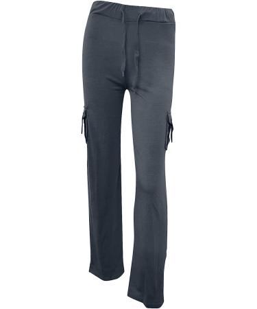 YMUQEIGH Women Baggy Cargo Pants Y2k Hippie Streetwear Low Waist Joggers - Medium Dark Gray - Buy Online on SooperMarket.com