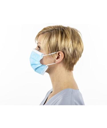 Buy BBE Solutions 50 Medical Disposable Masks - 3-Layer Mouth Protection | EN 14683 Type 2R Blue | International Shipping Available - Buy Online on SooperMarket.com