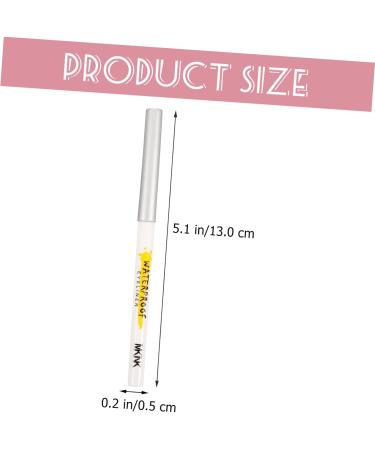 HAPINARY 5pcs White Lying Silkworm Pen White Eyeshadow White Eyeliner Liquid Crayons Abs Cosmetics Matte Girl - Buy Online on SooperMarket.com