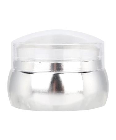 Nail printing device nail pressure tool set manicure stamper for nail art lovers for nail diy for home use for nail art school (silver)