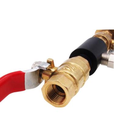 VaVoger Paintball CO2 Tank Refill Station - Stainless Steel Connector Hose for 12oz, 16oz, 20oz Tanks - Buy Online on SooperMarket.com