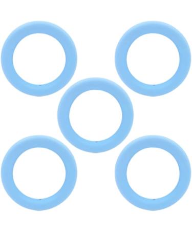 Yuanshenortey 5Pcs 65mm Silicone Teething Toys - DIY Baby Chewable Nursing Shower Gifts | International Shipping Available - Buy Online on SooperMarket.com