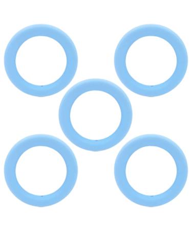 Yuanshenortey 5Pcs 65mm Silicone Case DIY Baby Chewable Nursing Teething Shower Gifts