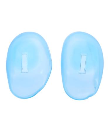 FOMIYES 4 Pairs Ear Plugs Ear Cover Salon Ear Heat Protector Hair Salon Ear Caps Ear Shower Cap Blue Hair Toner Hair Dye Accessories Hair Dye Tools Dye Silicone Ear Water Proof Shield