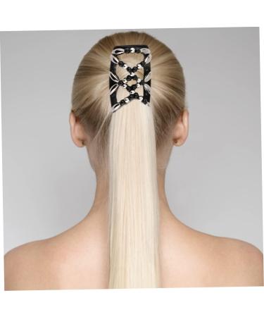 Beaded Hair Combs Stretchy Double Comb Hair Clips Stretchy Hair Comb Beads Hair Combs Elastic Hair Combs Vintage Beads Hair Comb for Women Hair Combs for Women Elastic Hair Slides - Buy Online on SooperMarket.com