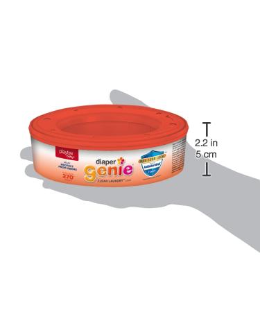 Diaper Genie Refill Bags Clean Laundry Scent 270 Count (3-Pack) | Holds Up to 810 Newborn Diapers | Compatible with All Diaper Genie Pails - Buy Online on SooperMarket.com