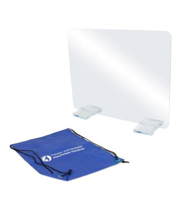 AFH-Webshop T-Spiegel Premium | Medium | 49.5 cm x 38.5 cm | Mirror (feet: transparent | without picture cards) | including carrying bag