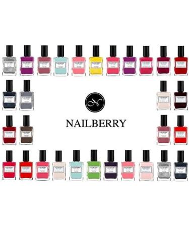 Nailberry L'Oxyg ne Oxygenated Nail Lacquer 15ml - Vegan, Halal, Cruelty & Gluten Free Nail Polish for Healthy, Long-Lasting Color - Buy Online on SooperMarket.com