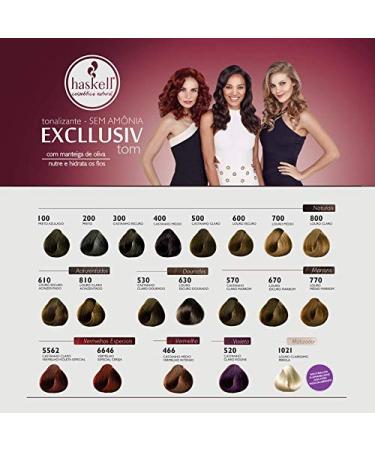 Haskell Blond Dark Brown 670 Hair Dye Kit - 40g Tube + 60ml Applicator Bottle + 30g Sachet - Buy Online on SooperMarket.com
