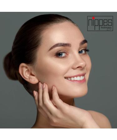 Nippes Solingen Automatic Tweezers - Nickel-Plated Steel Black 10cm | Precision Eyebrow Plucking & Hair Removal | Made in Germany - Buy Online on SooperMarket.com