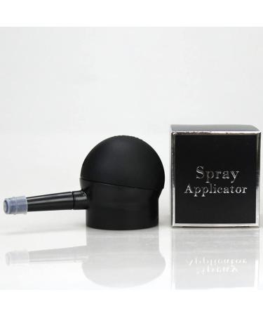 FOYTOKI 1pc Silicone Nozzle Hair Solution Loose Powder Spray Fiber Tools Hair Dye Tools Black - Buy Online on SooperMarket.com