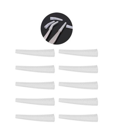 Tweezers tip cover tweezers with a total of 10 pieces tweezers tip cover of the package for eyelash grafting tweezers