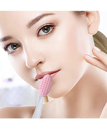 Silicone Lip Brush & Nose Scrubber Set - 2PCS Soft Double-Sided Blackhead Cleaner & Exfoliant - Perfect for Flawless Skin - Buy Online on SooperMarket.com