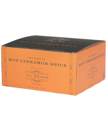 Harney & Sons Hot Cinnamon Spice Tea, 50 Tea Bags Cinnamon Tea Bags