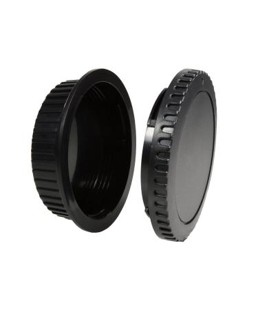 CamDesign Body Cap & Camera Rear Lens Cover Compatible with Canon EOS Canon RF-3 Canon EOS 1D 1DS Mark II III IV 7D Mark II D30 D60 50D 60D 60DA 5D Mark II Mark III 7D T7i XT XTi XSi T3 T3i T4 T4i