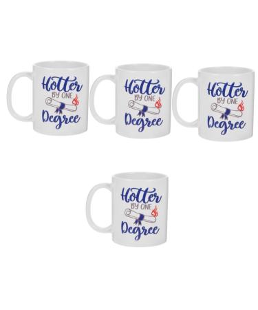Alipis 4pcs Graduation Season Cup College Graduation Masters Friends Mugs Decorative Party Water Cup Personalized Coffee Men Gifts Mugs for Men Hot Office Daily Use Drink Cup Ceramics
