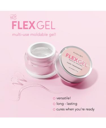 Kiara Sky Flex Gel - Clear Transparent Molding Gel for Professional Nail Art – International Shipping Available - Buy Online on SooperMarket.com