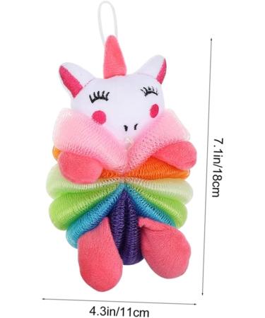 NOLITOY 4pcs Cartoon Bath Scrubber Balls for Kids | Skin-Safe Body Cleaning Tools | Perfect for Fun Bath Time | International Shipping Available - Buy Online on SooperMarket.com