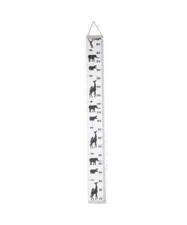 Growth Chart for Children Wood Wall Hanging Kid Height Measuring Ruler Room Home Decoration(B)