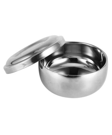 Premium Shaving Soap Peel for Men Wet Shaving Cup with Silver Metal Shell Lid & Anti-Skid Base - Buy Online on SooperMarket.com