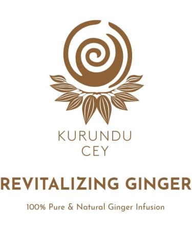 KURUNDU CEY | 100% Natural & Pure Ginger Infusion | Perfect For After Meals | Help Build Digestive Fire | Hot & Cold Infusion | Herbal Tea | Caffeine & Sugar Free | 20 Sachets - Buy Online on SooperMarket.com
