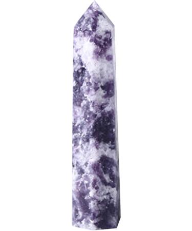 Crystal Column Single Pointed Stone Healing Accessory Model for Yoga Studio Church Meditation Accessory Crystal Stone Decor - Buy Online on SooperMarket.com