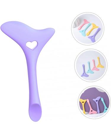 Mikinona Eyelashes Kit Eyeliner Aid Creamy Eyeshadow Lash Kit Mascara Drawing Aids Marscara Drawing Aid Multifunction Spoon 11.7X5.9CM Violet - Buy Online on SooperMarket.com
