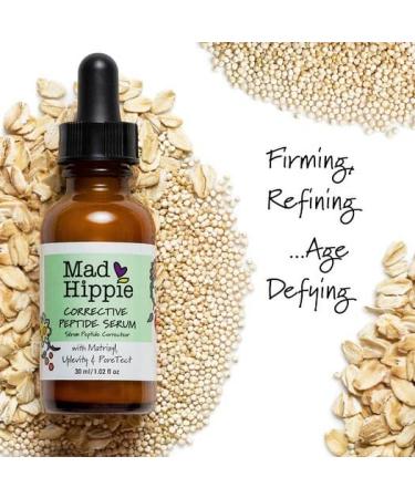 Mad Hippie Corrective Peptide Serum - Advanced Collagen Boosting & Hydrating Facial Serum for Women | Skin Tightening Formula with Matrixyl | 1.02 Fl Oz - Buy Online on SooperMarket.com