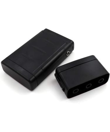 CUESOUL ANTIE Hard Dart Case - Holds 6 Steel/Soft Tip Darts, Extra Tips, Shafts & Flights - Durable Solid Black Design - Buy Online on SooperMarket.com