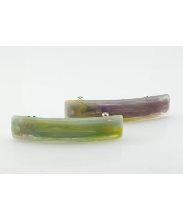 2pcs Rectangular Patent Clasp 52x12mm Multicolor - Made in Germany | WeLoveBeads - International Shipping Available - Buy Online on SooperMarket.com