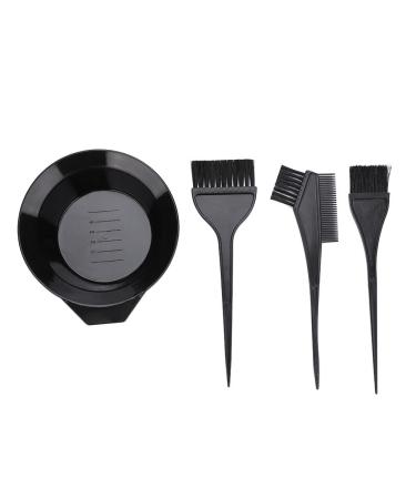 Hair Dye Color Brush and Bowl Set 4pcs Hair Color Brush Mixing Bowl Kit Perfect Tools for Hair Tint Dying Coloring Applicator - Dye Brush & Comb/Mixing Bowl/Tint Tool