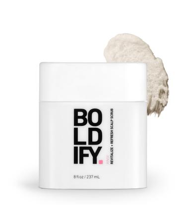 BOLDIFY Scalp Scrub - Pre-Wash Hair Treatment for Voluminous Hair - Clarifying Exfoliating Revival Detox Scalp Exfoliator Scrub - Hair Growth Supporting Hair and Scalp Treatment