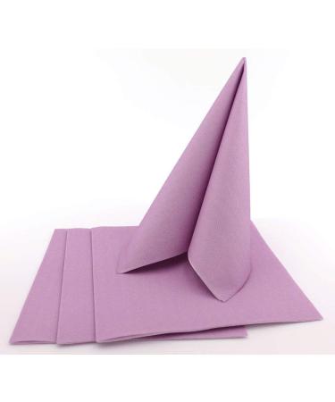 50 APARTina Fabric-Like Airlaid Napkins - Pastel Purple 33x33 cm | Premium Quality for International Shipping - Buy Online on SooperMarket.com