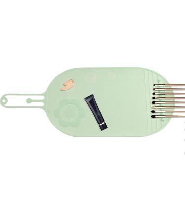 Maodom Make up Brush Cleaner Pad - Silicone Cleanser Brush Clean Pad Brush Clean Pad for Cosmetic Brushes Multifunctional Portable Cosmetic Brush Scrubber Mat Pad green - Buy Online on SooperMarket.com