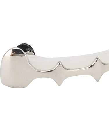 Party Teeth Brace Compatible Fashionable Hip Hop Brace Brass for Party for Halloween for Music Concerts(Silver) - Buy Online on SooperMarket.com
