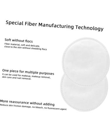 FRCOLOR 300 Pcs Reusable Cotton Rounds | Thick Overlock Face Pads & Nail Polish Remover | Eco-Friendly Non-Woven Travel Pads - Buy Online on SooperMarket.com